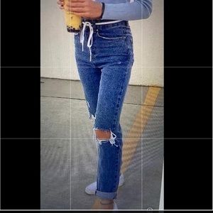 Cotton On distressed Mom jeans